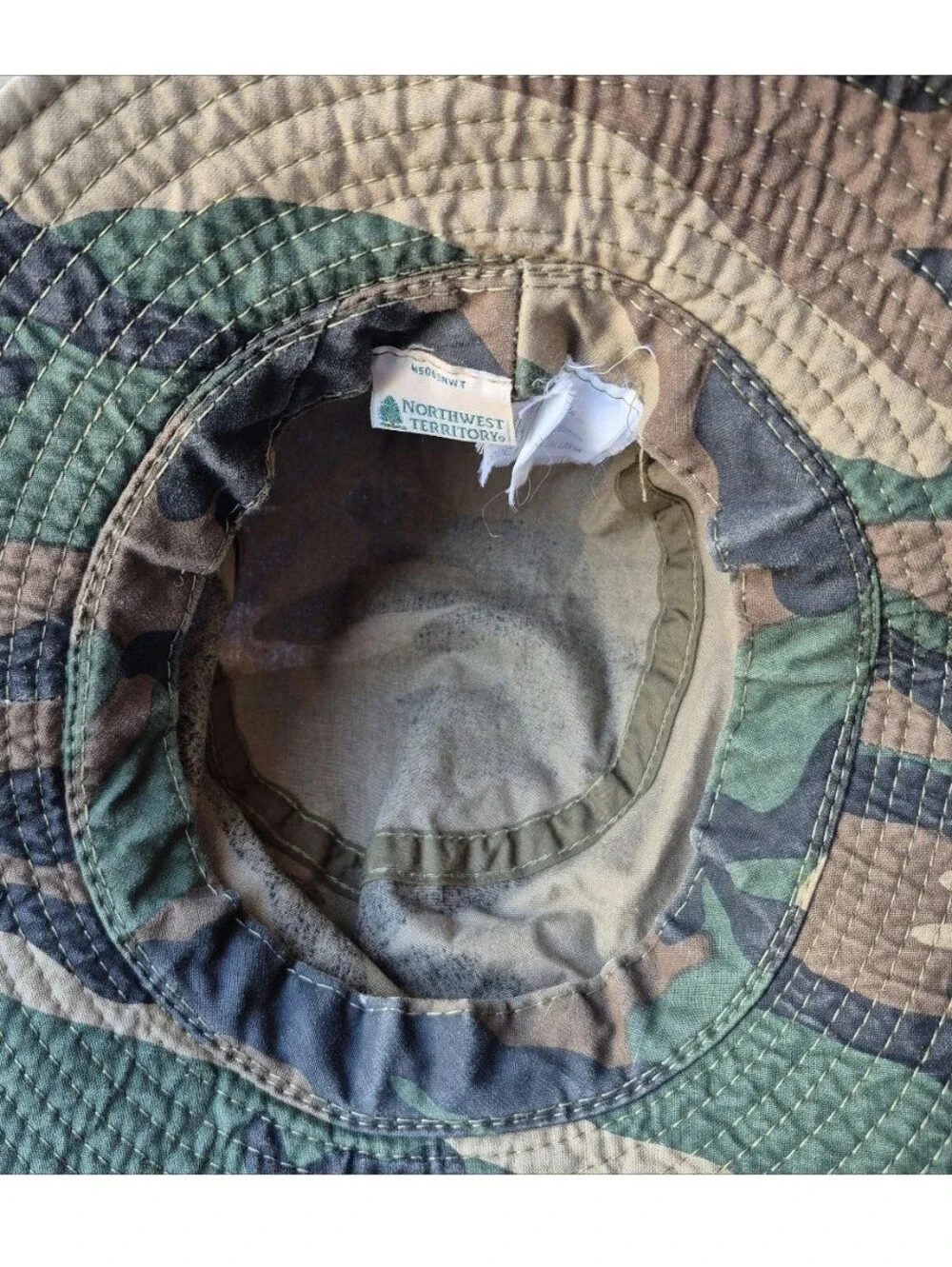 Northwest Kids Camo Bucket Hat - Green, Brown, Navy